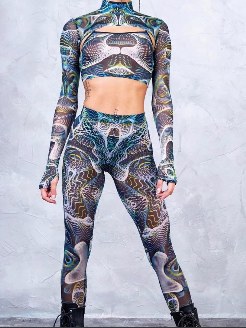 Badinka Vapor Trance 3 Piece Mesh Outfit